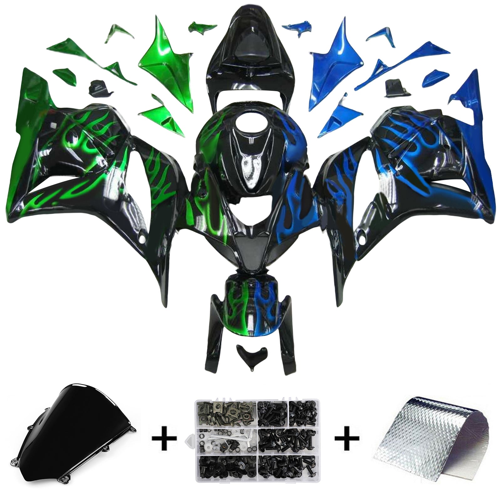 ABS plastični komplet za Honda CBR600R 2009-2012 F5