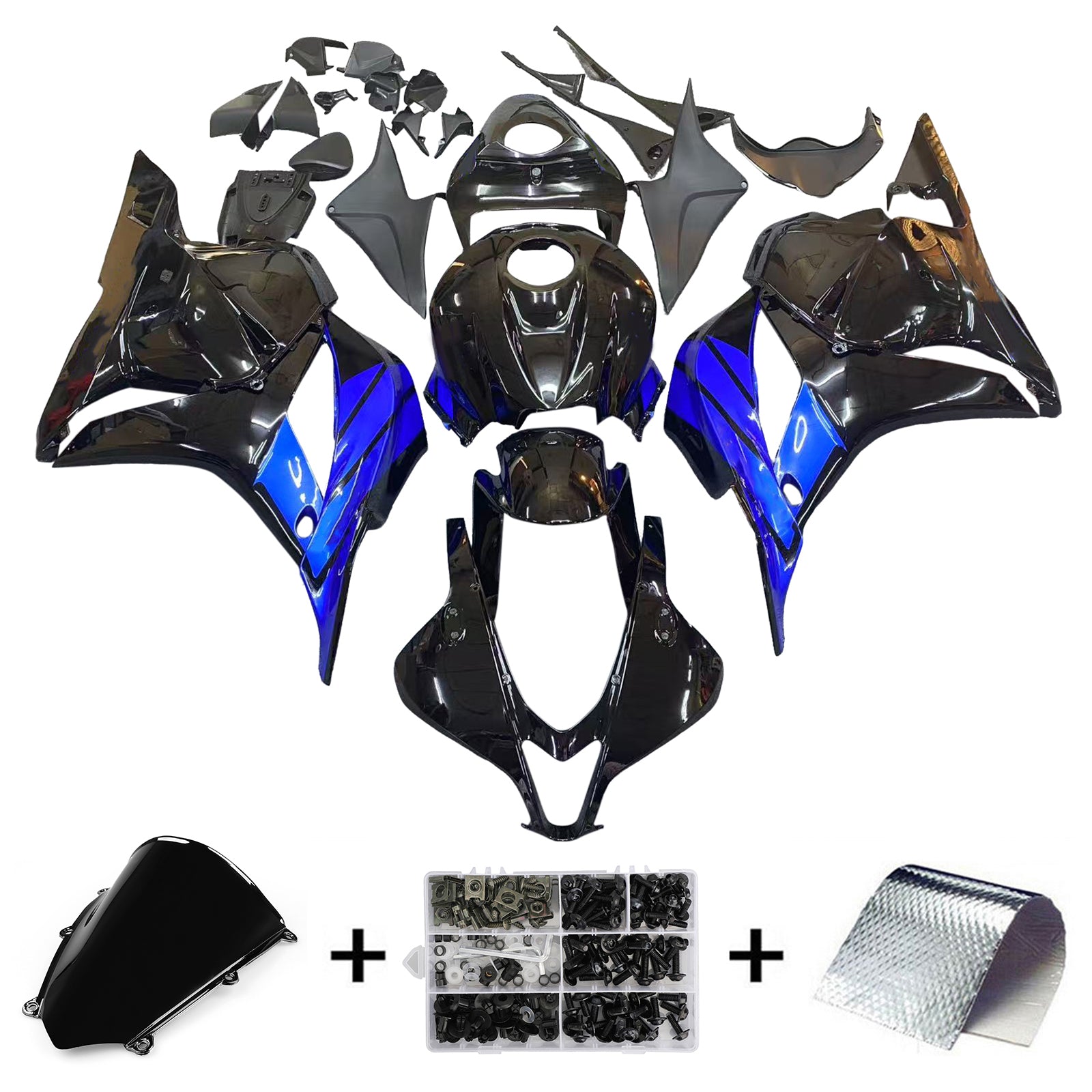 Kit de carenado de plástico ABS para Honda CBR600R 2009-2012 F5
