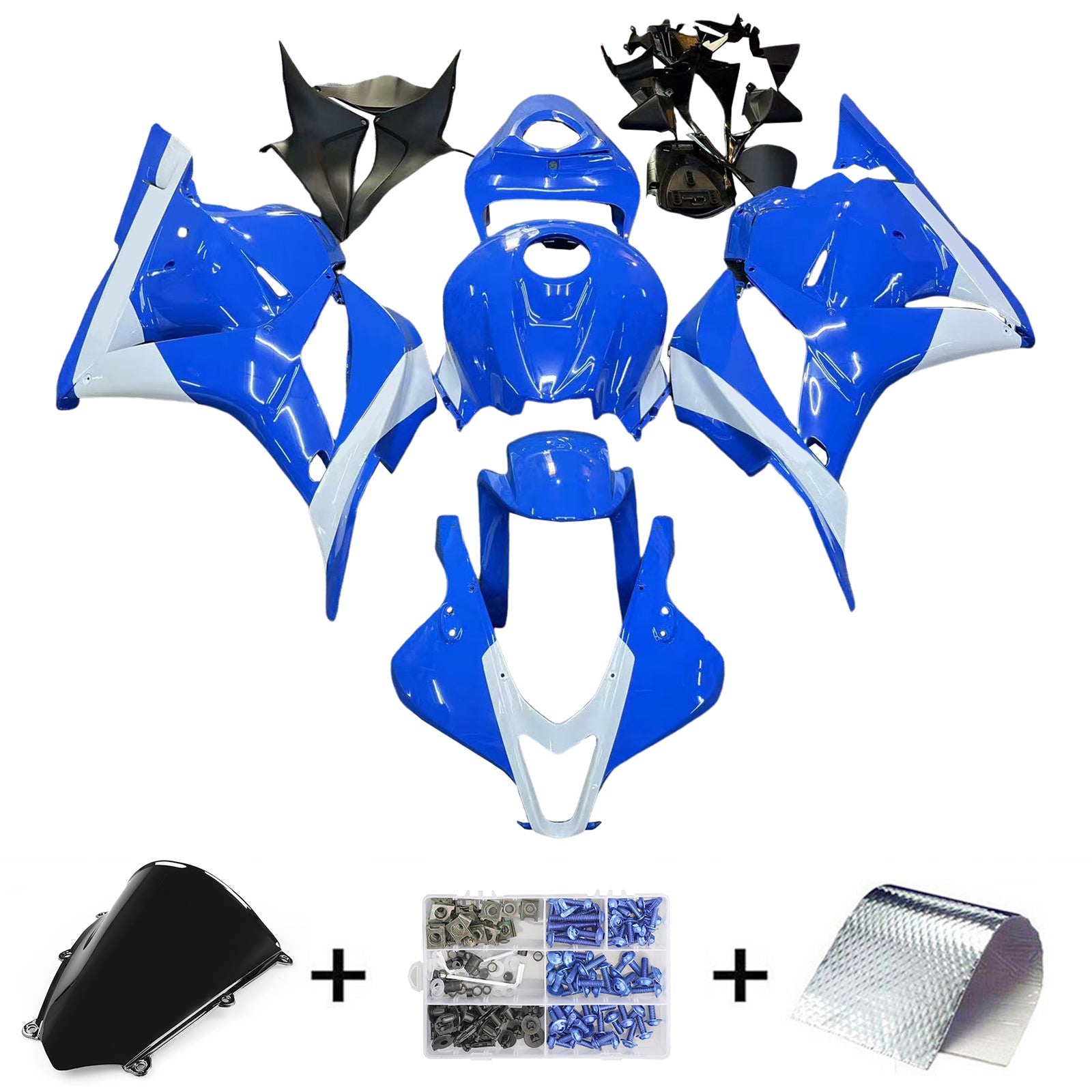 Amotopart Honda CBR600RR 2009-2012 F5 Kit Carrosserie plastični abs