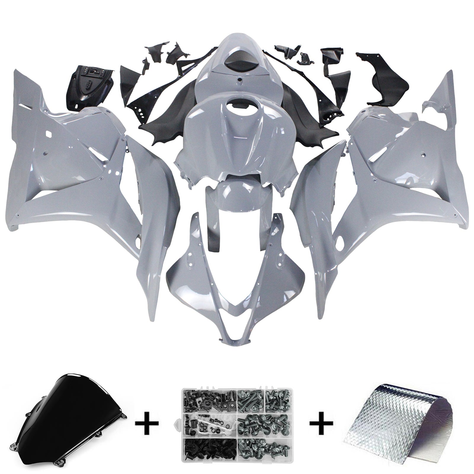 Amotopart Honda CBR600RR 2009-2012 F5 Kit Carénage Carrosserie Plastique ABS