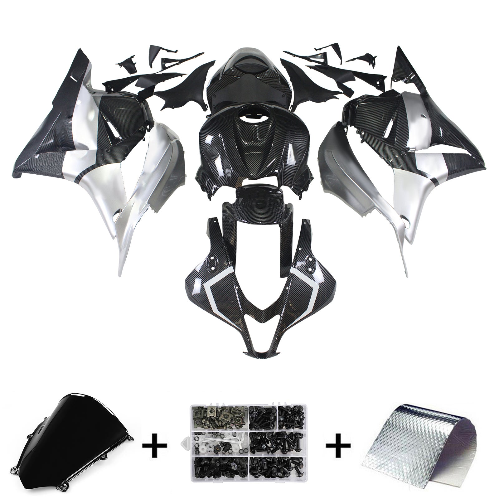 Amotopart Honda CBR600RR 2009-2012 F5 Kit Carrosserie plastični abs