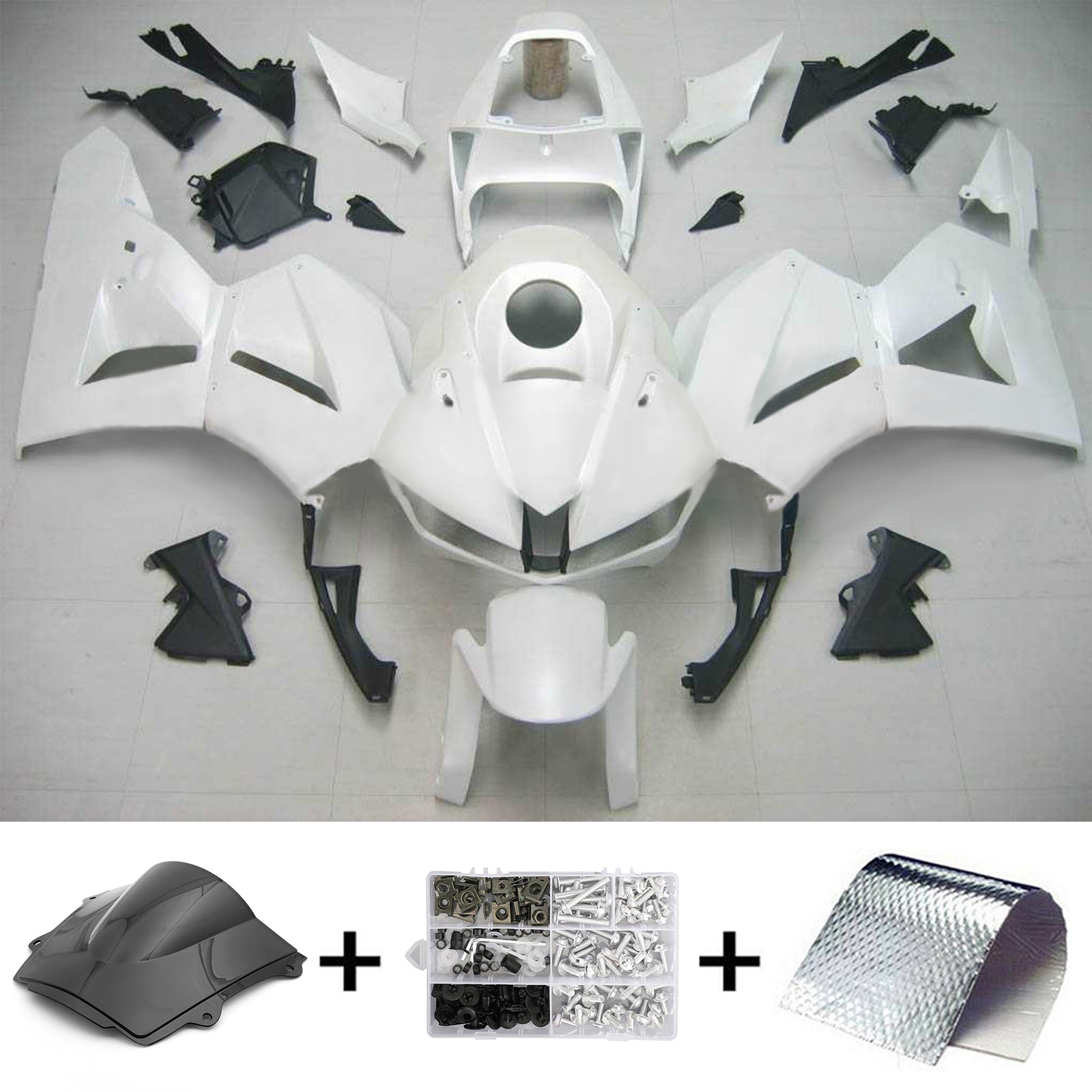 Injectie kuipkit, ABS Plastic carrosserie voor Honda CBR600rd 2013-2023 F5