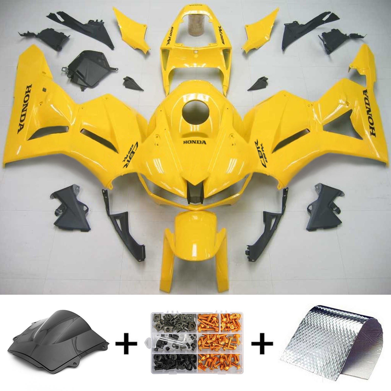 Injectie kuipkit, ABS Plastic carrosserie voor Honda CBR600rd 2013-2023 F5