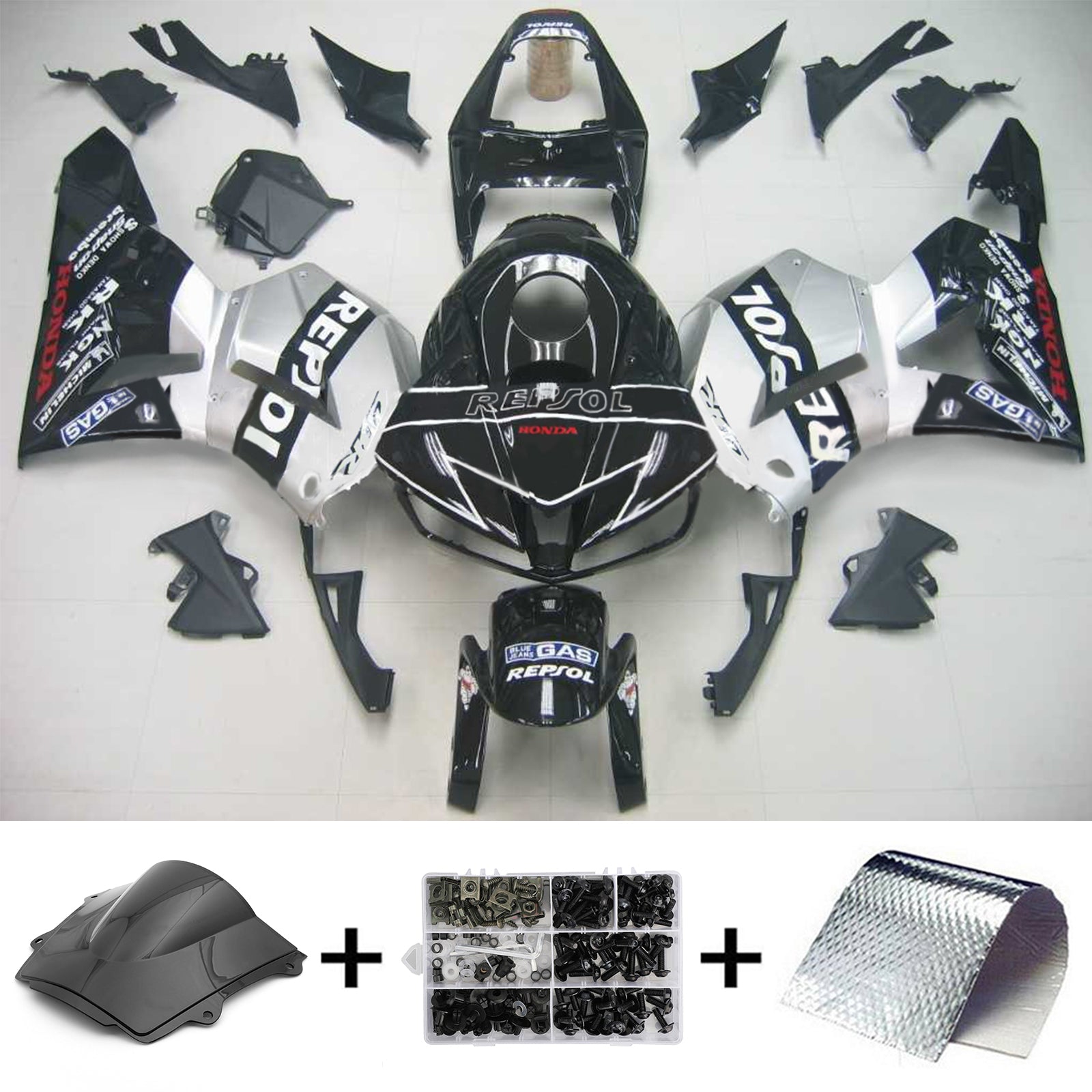 Injectie kuipkit, ABS Plastic carrosserie voor Honda CBR600rd 2013-2023 F5