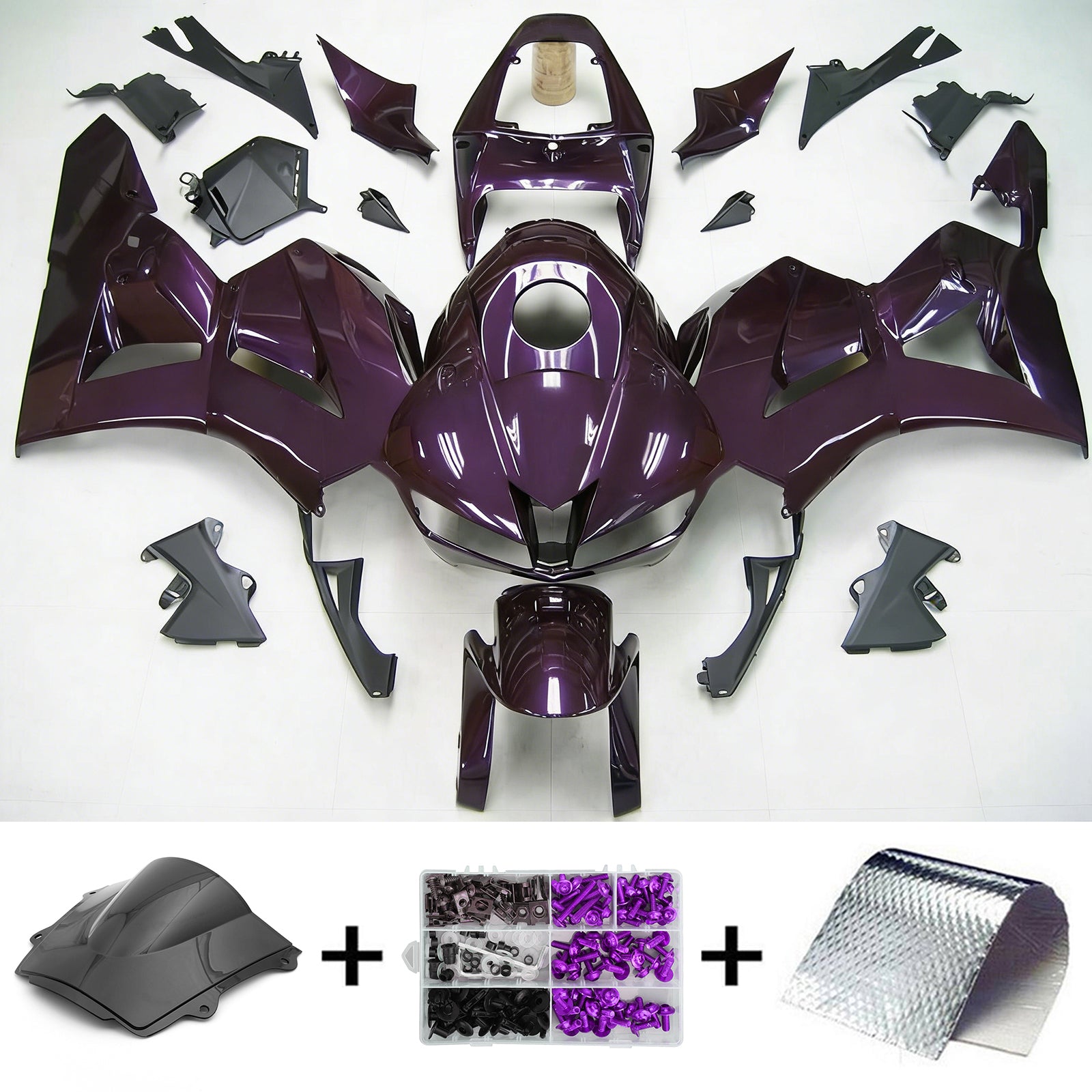 Injectie kuipkit, ABS Plastic carrosserie voor Honda CBR600rd 2013-2023 F5