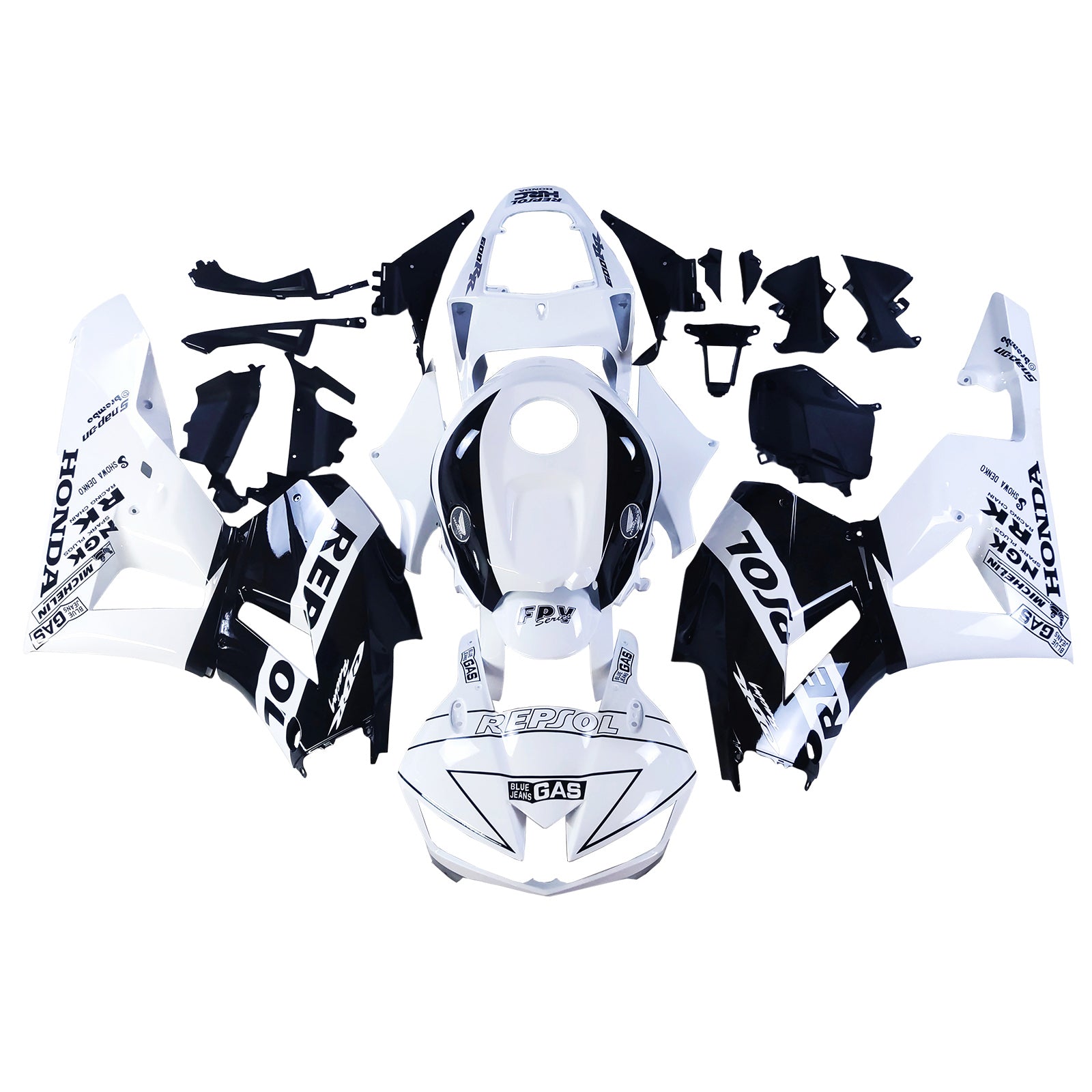 Injectie kuipkit, ABS Plastic carrosserie voor Honda CBR600rd 2013-2023 F5