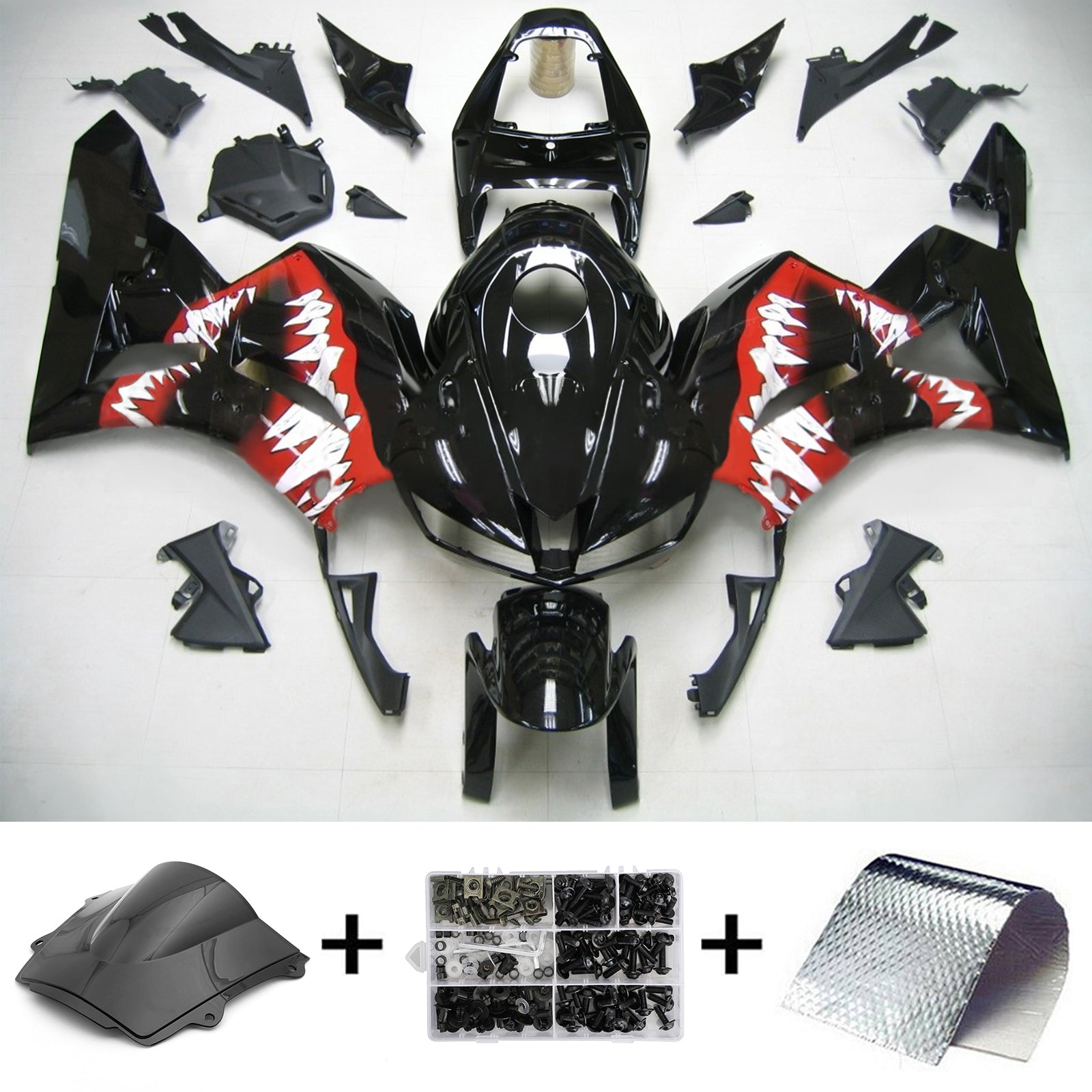 Injectie kuipkit, ABS Plastic carrosserie voor Honda CBR600rd 2013-2023 F5