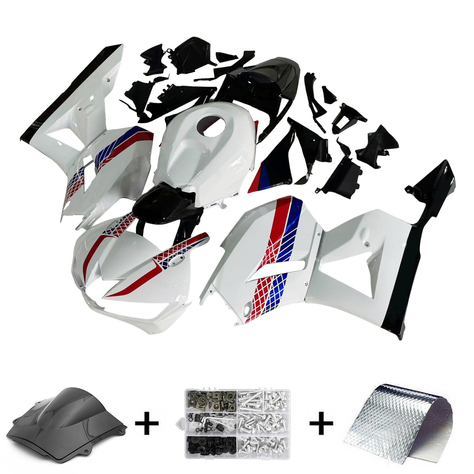 Amotopart Honda CBR600RR 2013-2023 F5 Kit carenatura carrozzeria in plastica ABS