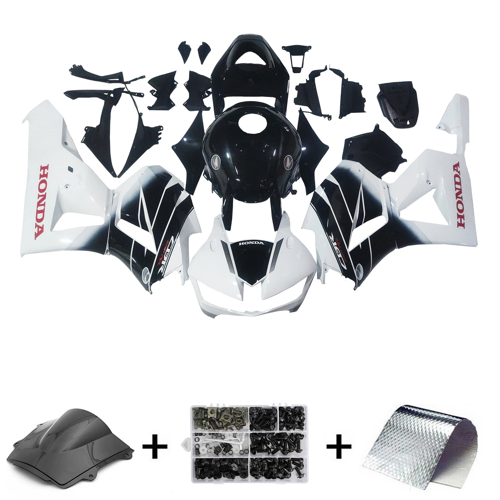 Amotopart Honda CBR600RR 2013-2023 F5 ABS muovinen korin suojasarja