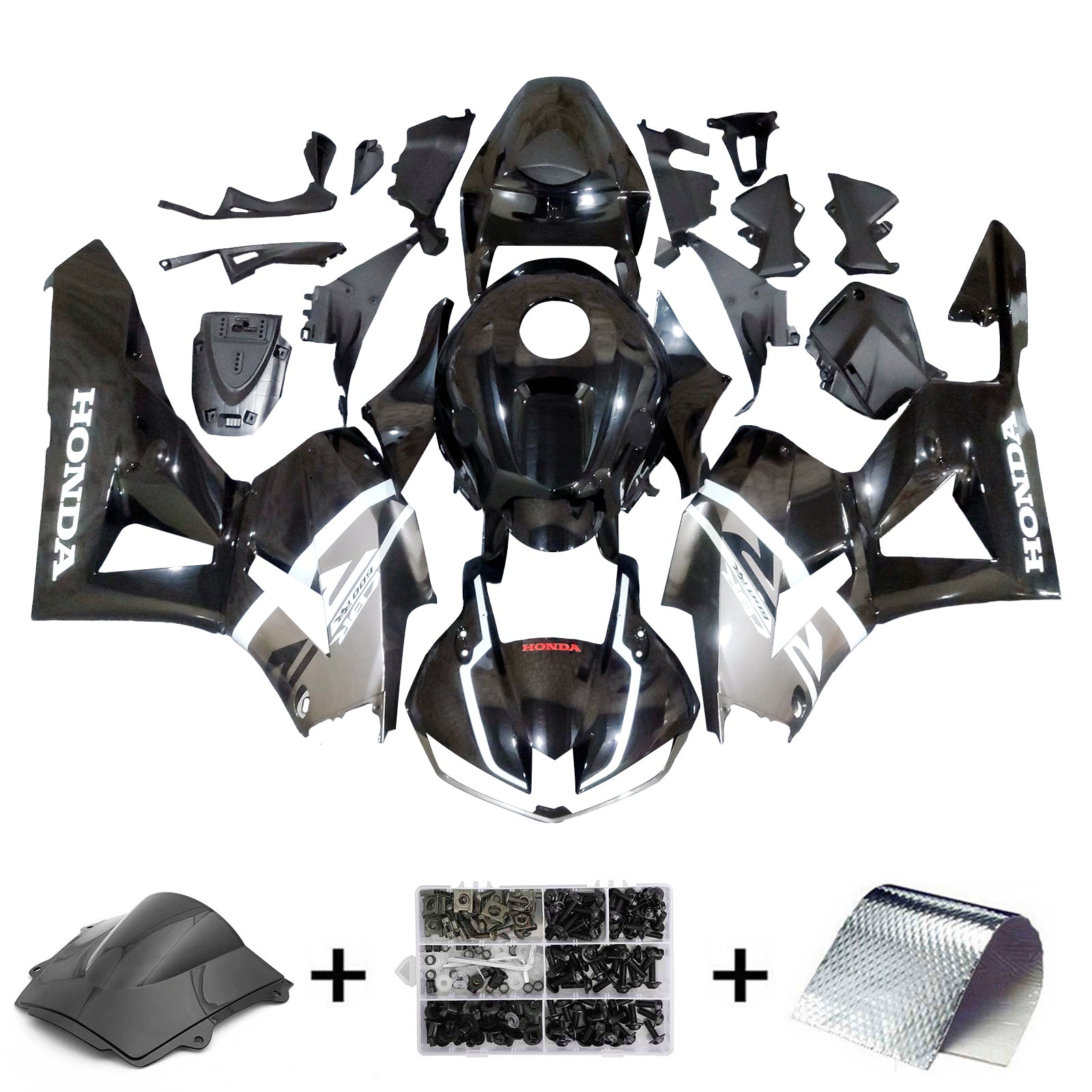 Amotopart Honda CBR600RR 2013-2023 F5 ABS muovinen korin suojasarja