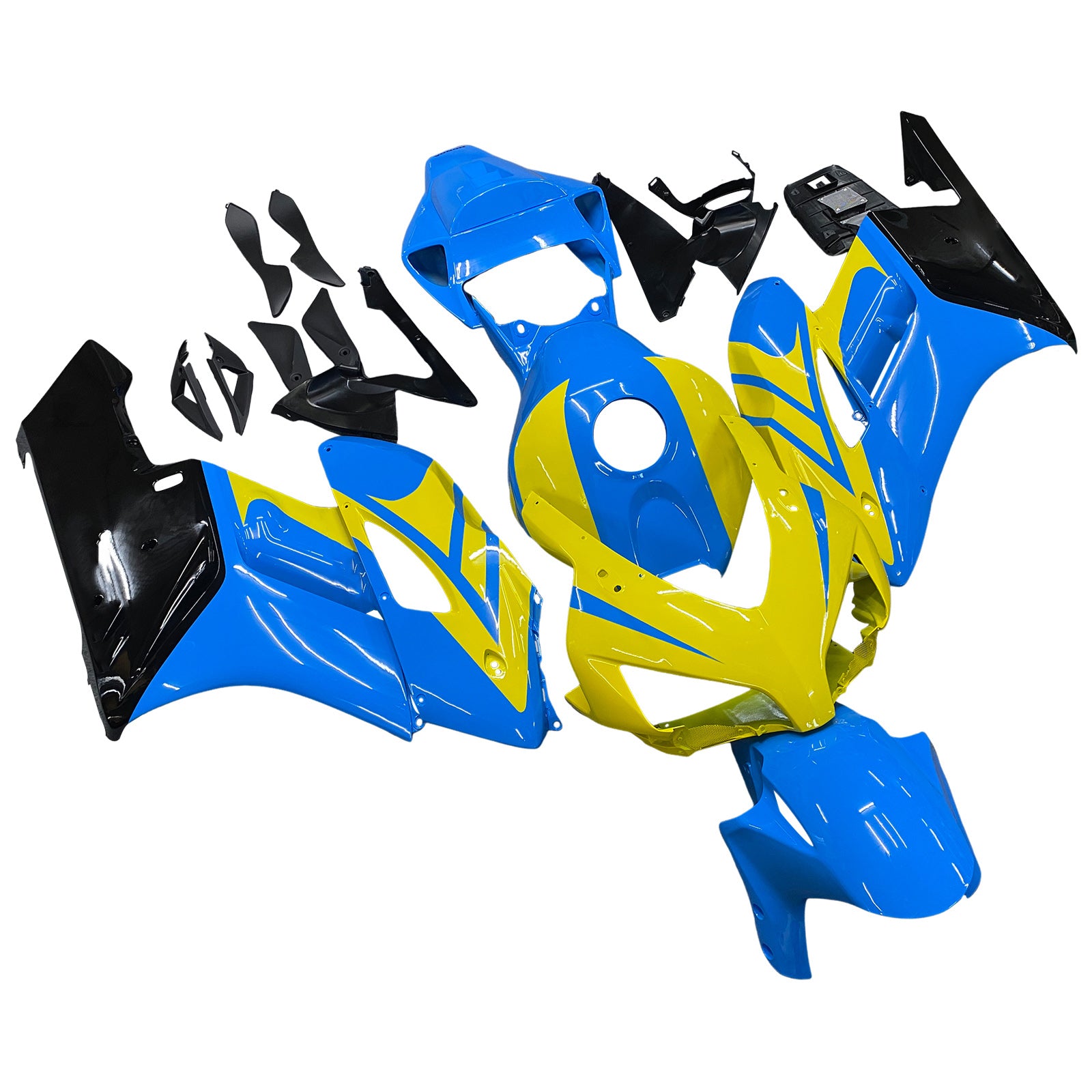 Carene Amotopart 2004-2005 Honda CBR 1000 RR Blu Giallo CBR Generico