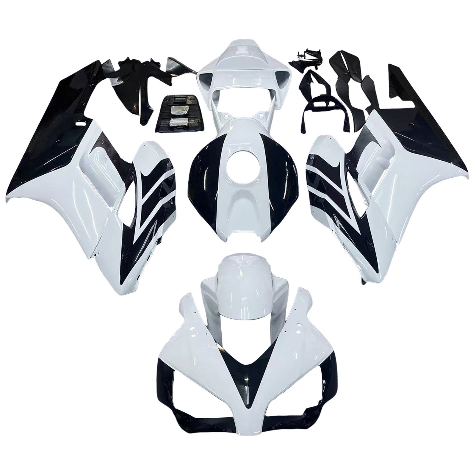 Carene Amotopart 2004-2005 Honda CBR 1000 RR Bianco Nero CBR Generico