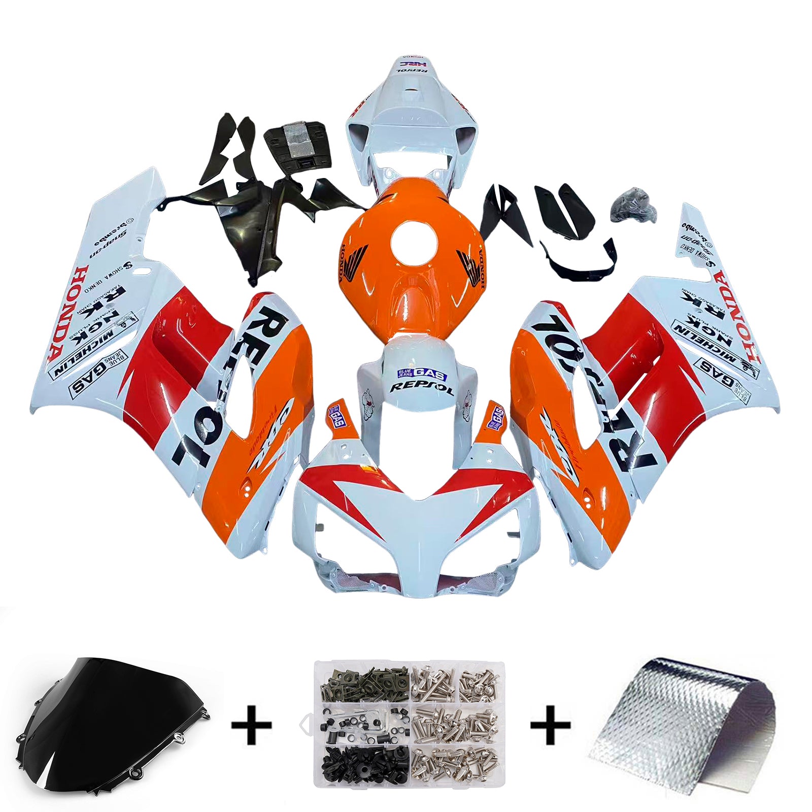 Trgi Amotopart 2004-2005 Honda CBR 1000 RR White Orange Repsol Generic