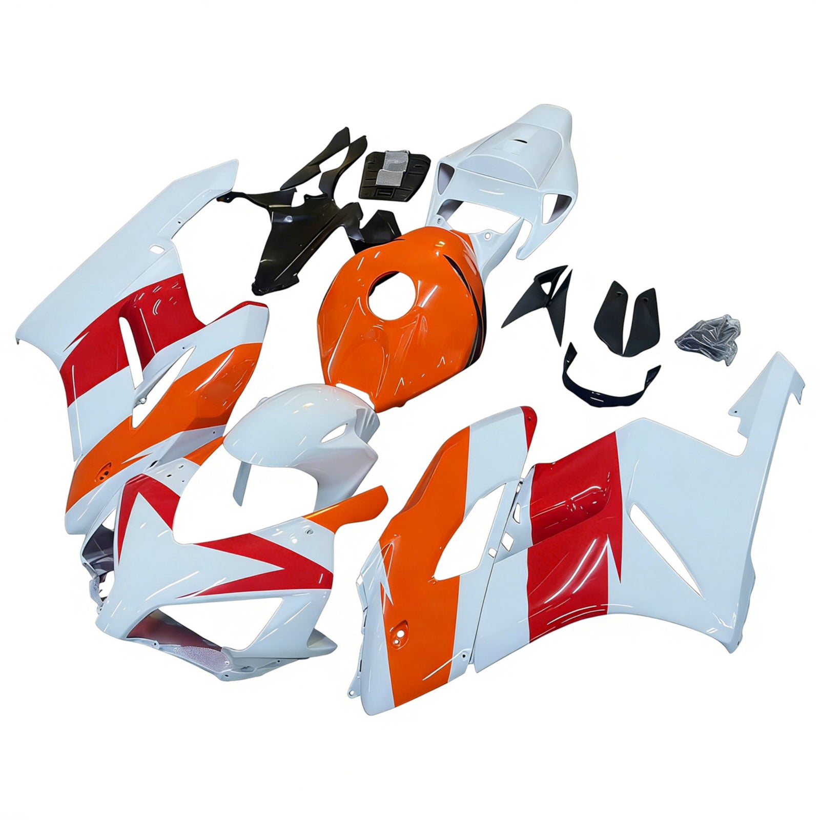 Carene Amotopart 2004-2005 Honda CBR 1000 RR Bianco Arancio Repsol Generico