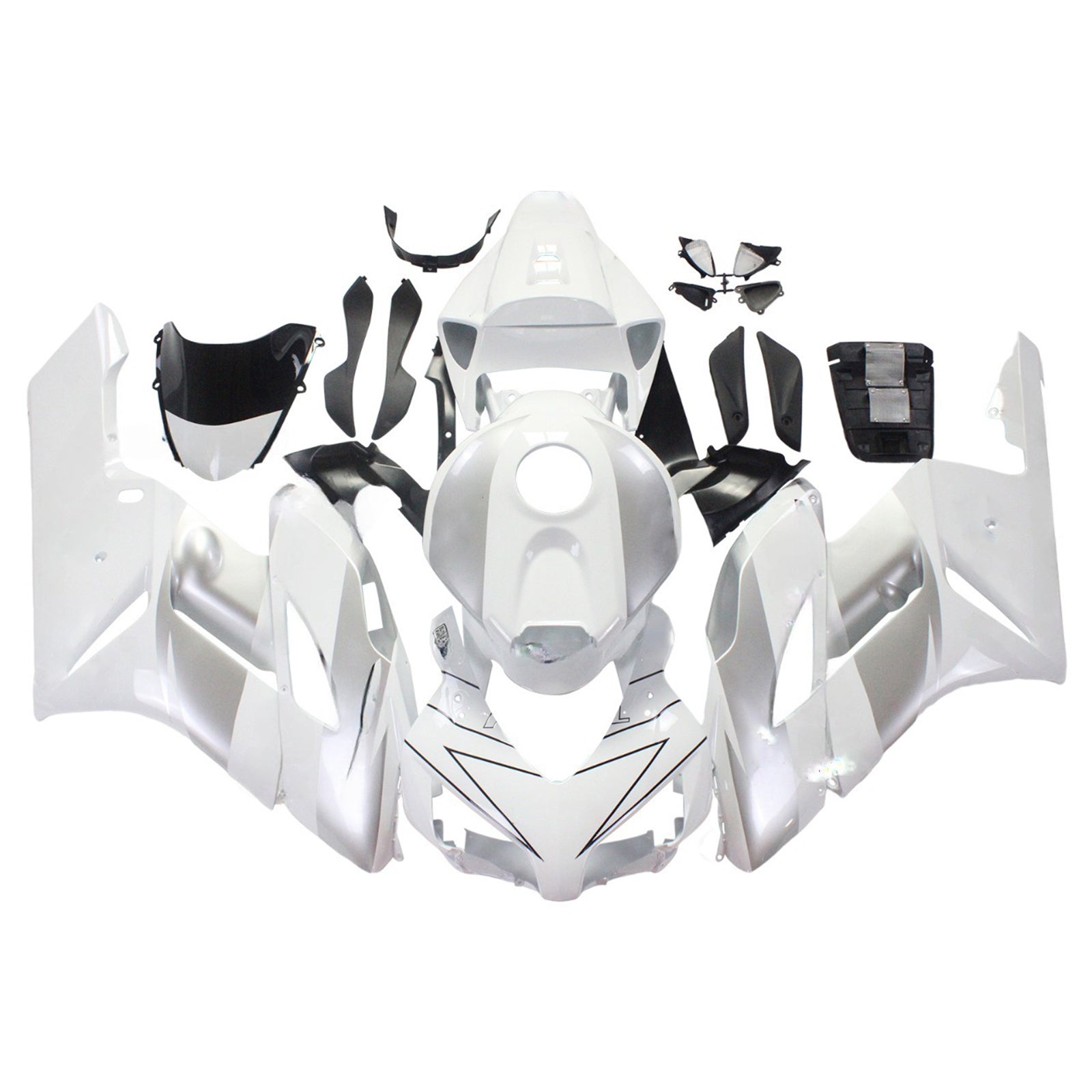 Carene Amotopart 2004-2005 Honda CBR 1000 RR Bianco Argento Repsol Generico