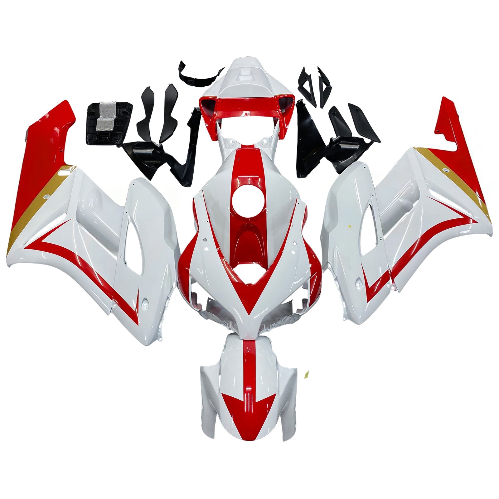 Amotopart stroomlijnkappen 2004-2005 Honda CBR 1000 RR Wit Rood Honda Generiek