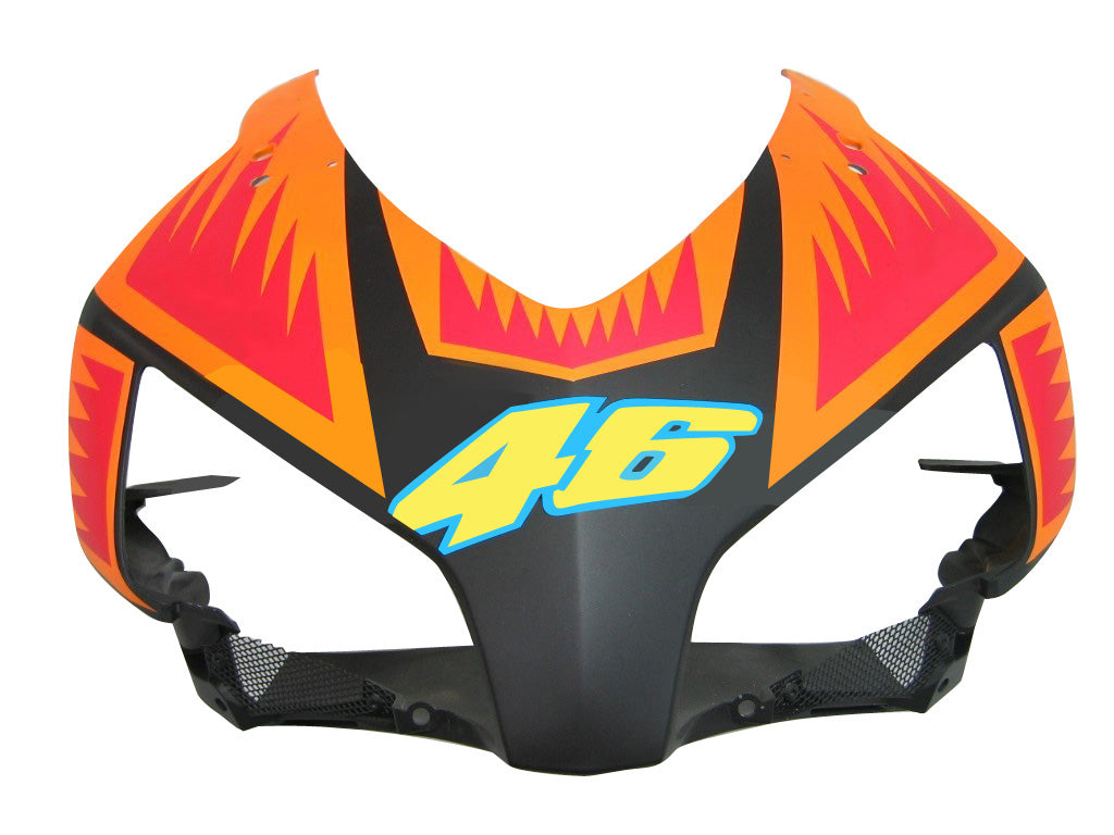Amotopart stroomlijnkappen 2004-2005 Honda CBR 1000 RR Zwart Oranje Valentino Rossi Generiek