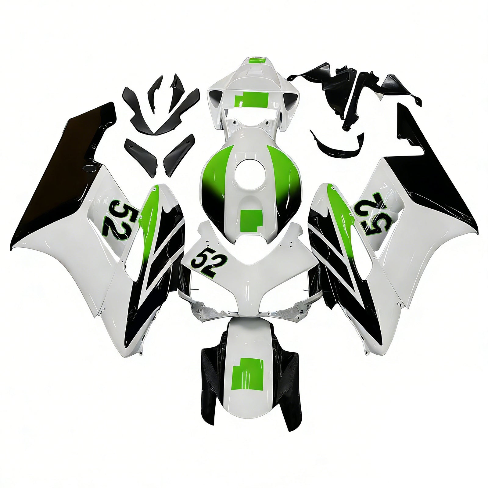 CAMERE AMOPART 2004-2005 HONDA CBR 1000 RR White No.52 Hannspree Generico