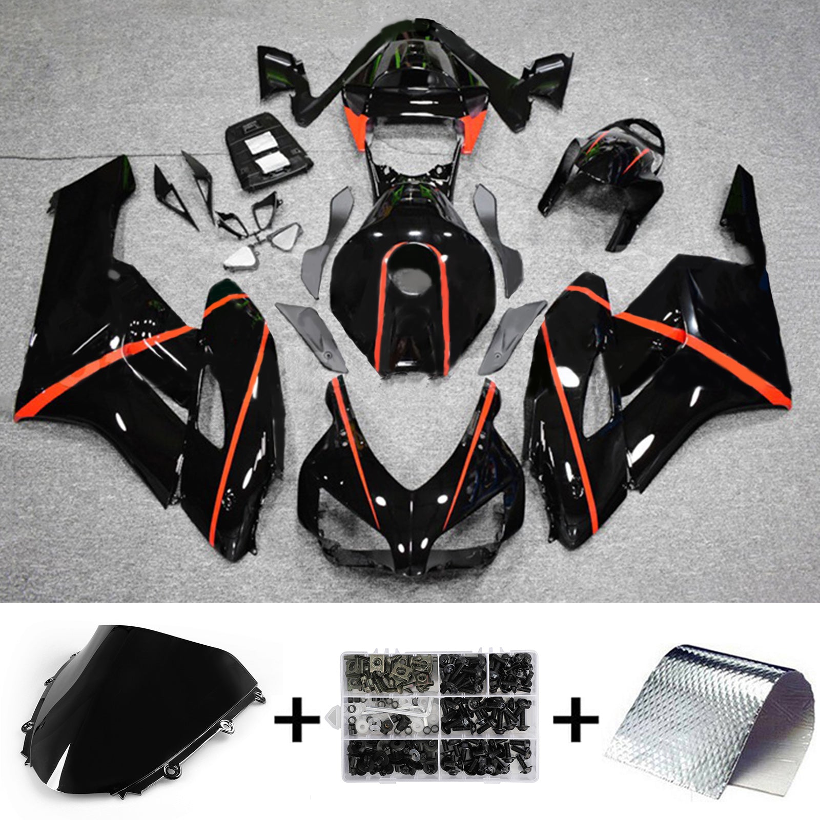 Amotopart Honda CBR1000RR 2004-2005 ABS kunststof carrosseriekuipset
