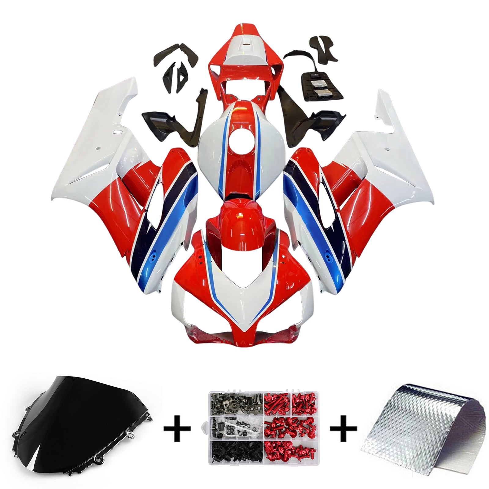 Amotopart Honda CBR1000RR 2004-2005 ABS kunststof carrosseriekuipset