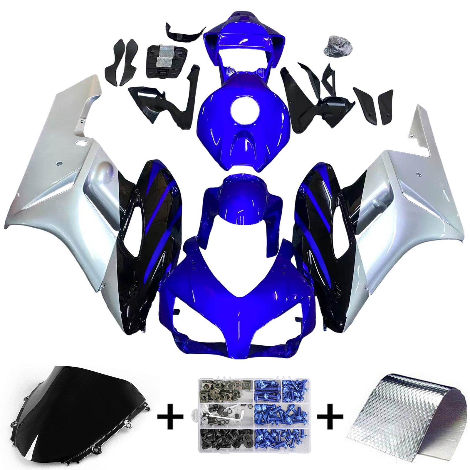 Amotopart Honda CBR1000RR 2004-2005 Kit Carroserie Plastic ABS