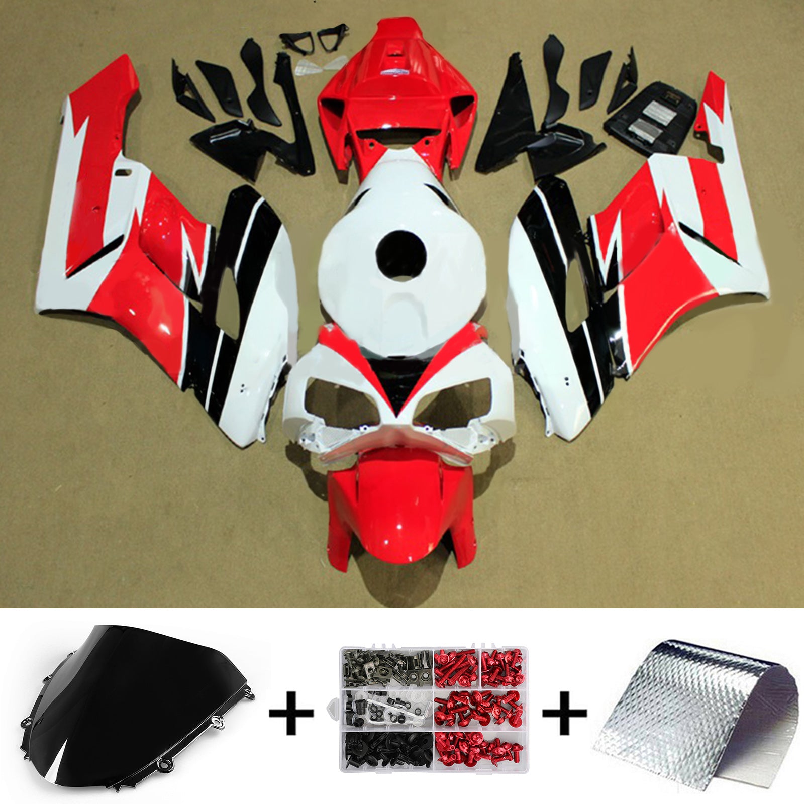 Amotopart Honda CBR1000RR 2004-2005 ABS kunststof carrosseriekuipset