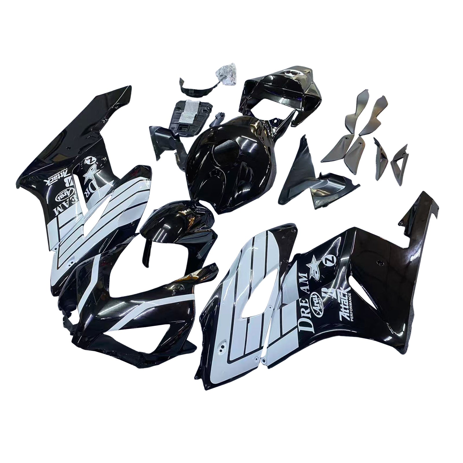 Amotopart Honda CBR1000RR 2004-2005 ABS muovinen korin suojasarja