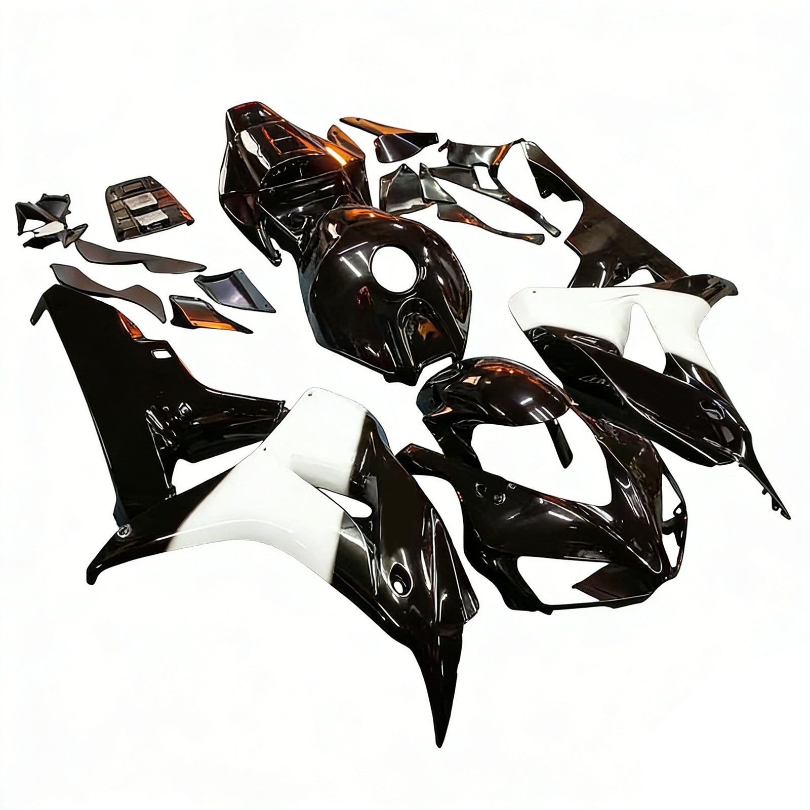 Carene Amotopart 2006-2007 Honda CBR 1000 RR Nero Ovest Generico