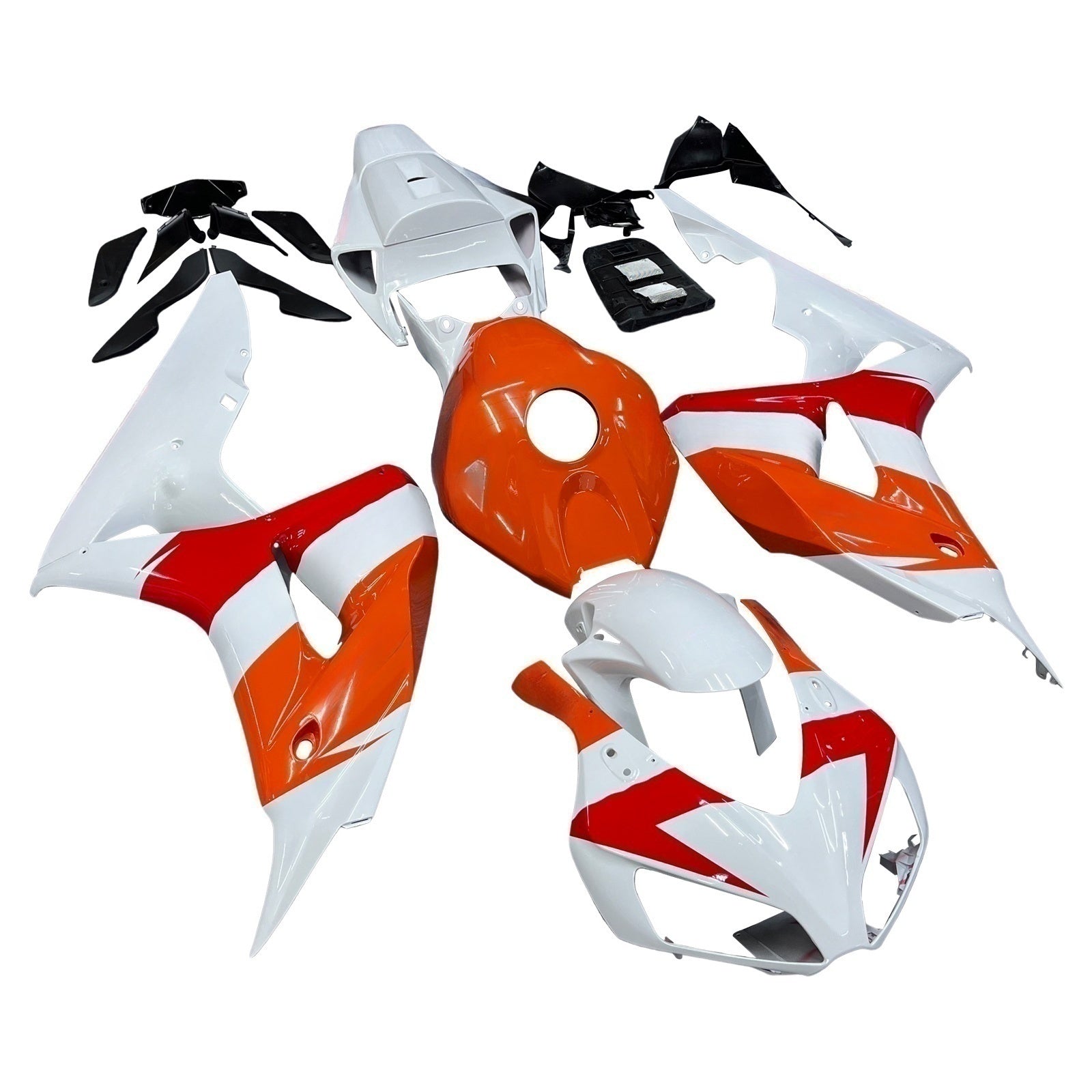 Carene Amotopart 2006-2007 Honda CBR 1000 RR Bianco Arancio Repsol Generico
