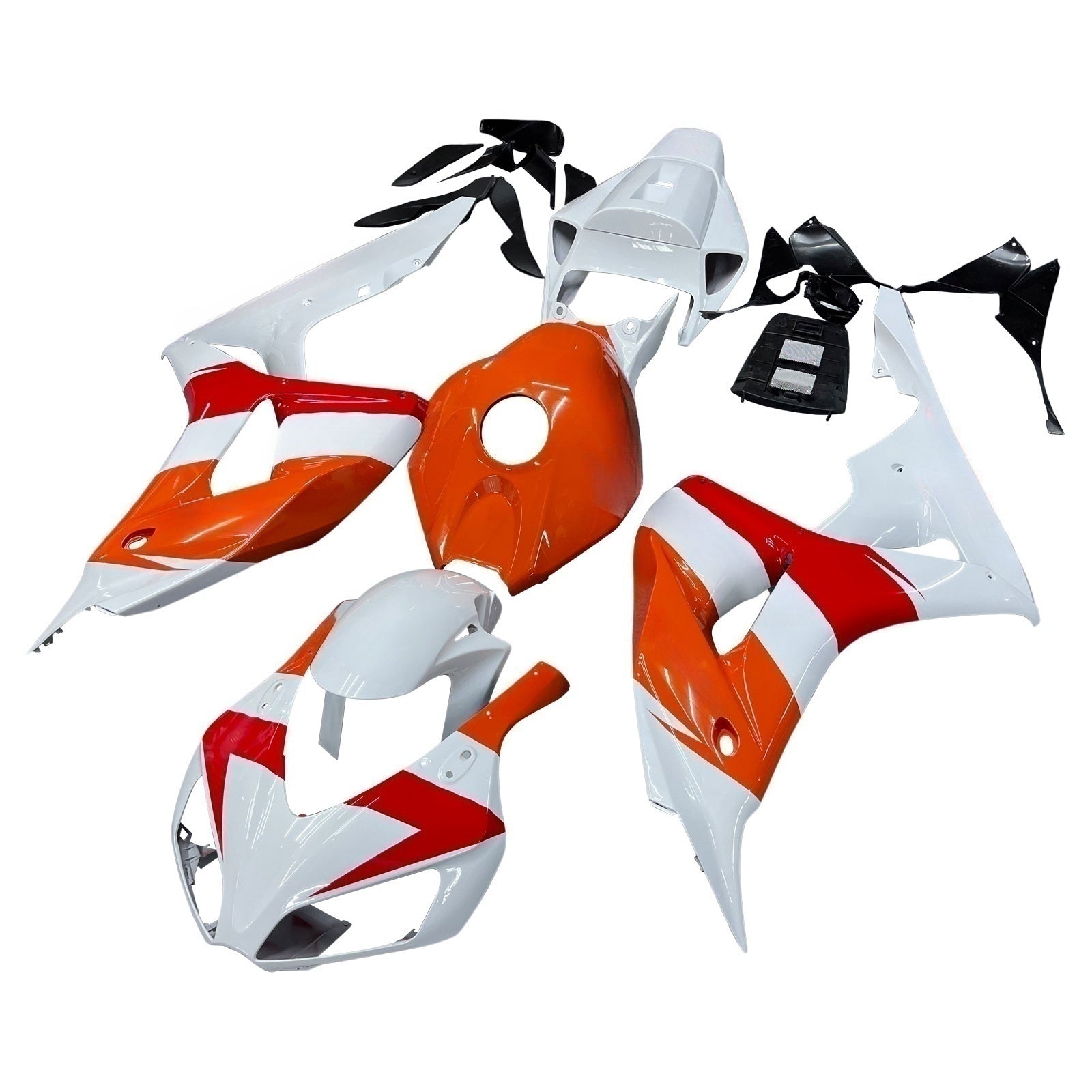 Carene Amotopart 2006-2007 Honda CBR 1000 RR Bianco Arancio Repsol Generico