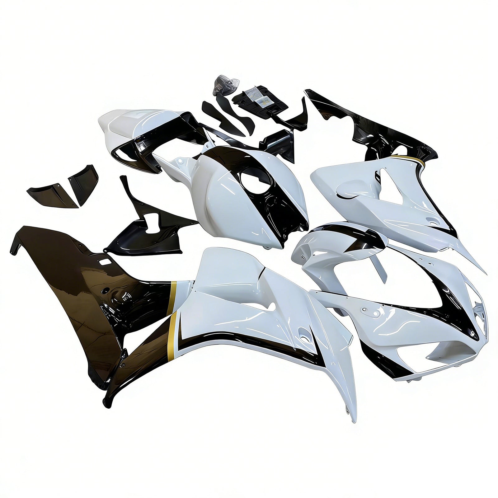 Carénages Amotopart 2006-2007 Honda CBR 1000 RR Blanc & Noir CBR Generic