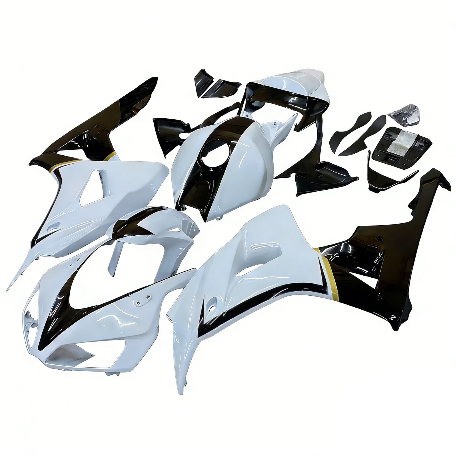 Carénages Amotopart 2006-2007 Honda CBR 1000 RR Blanc & Noir CBR Generic