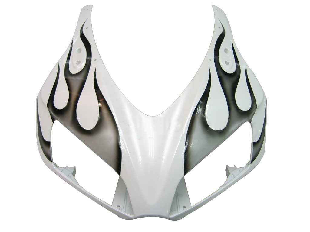 Owiewki Amotopart 2006-2007 Honda CBR 1000 RR Biało-Czarny Srebrny Płomień Generic