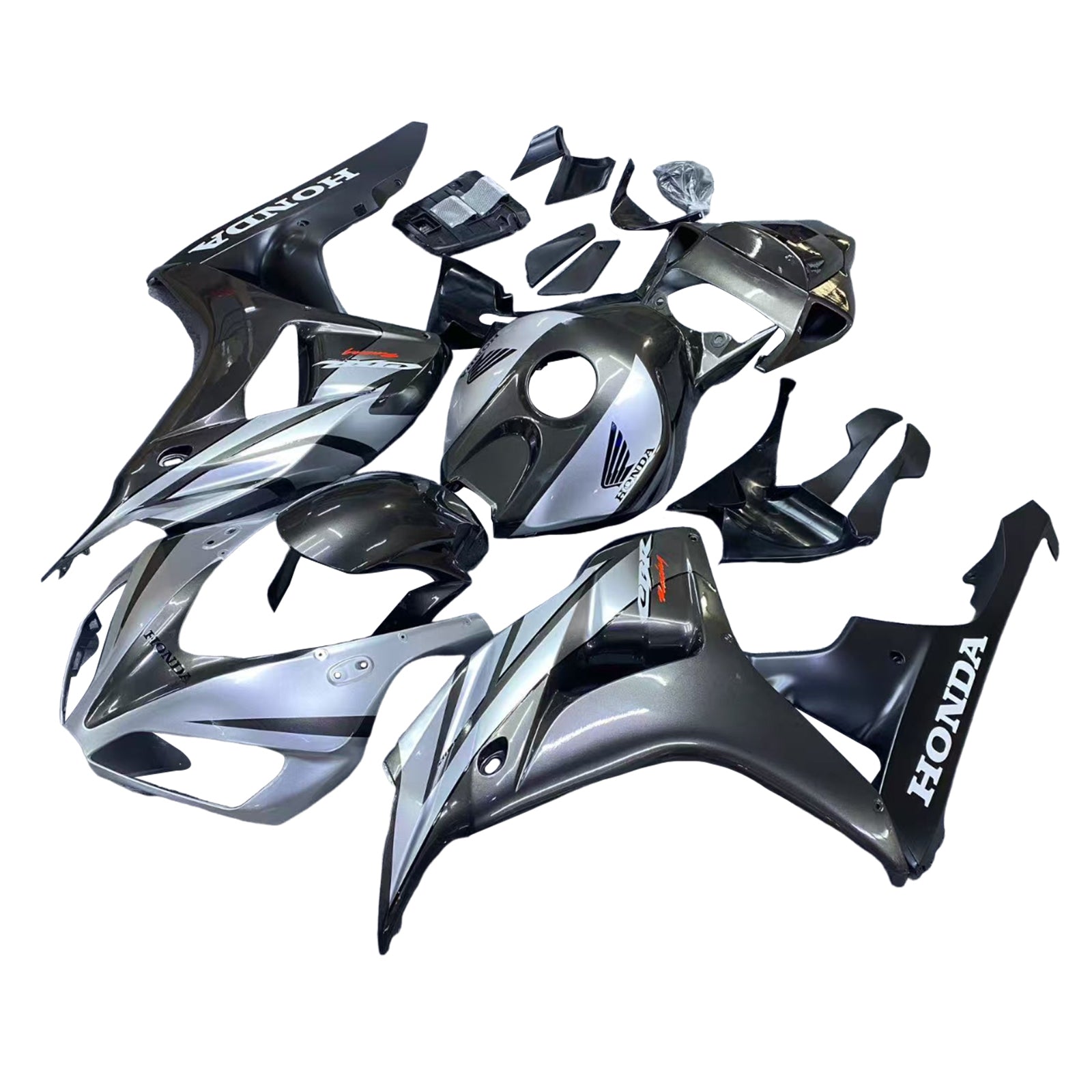 Carénages Amotopart 2006-2007 Honda CBR 1000 rr Srebrno siva kovinska CBR generic
