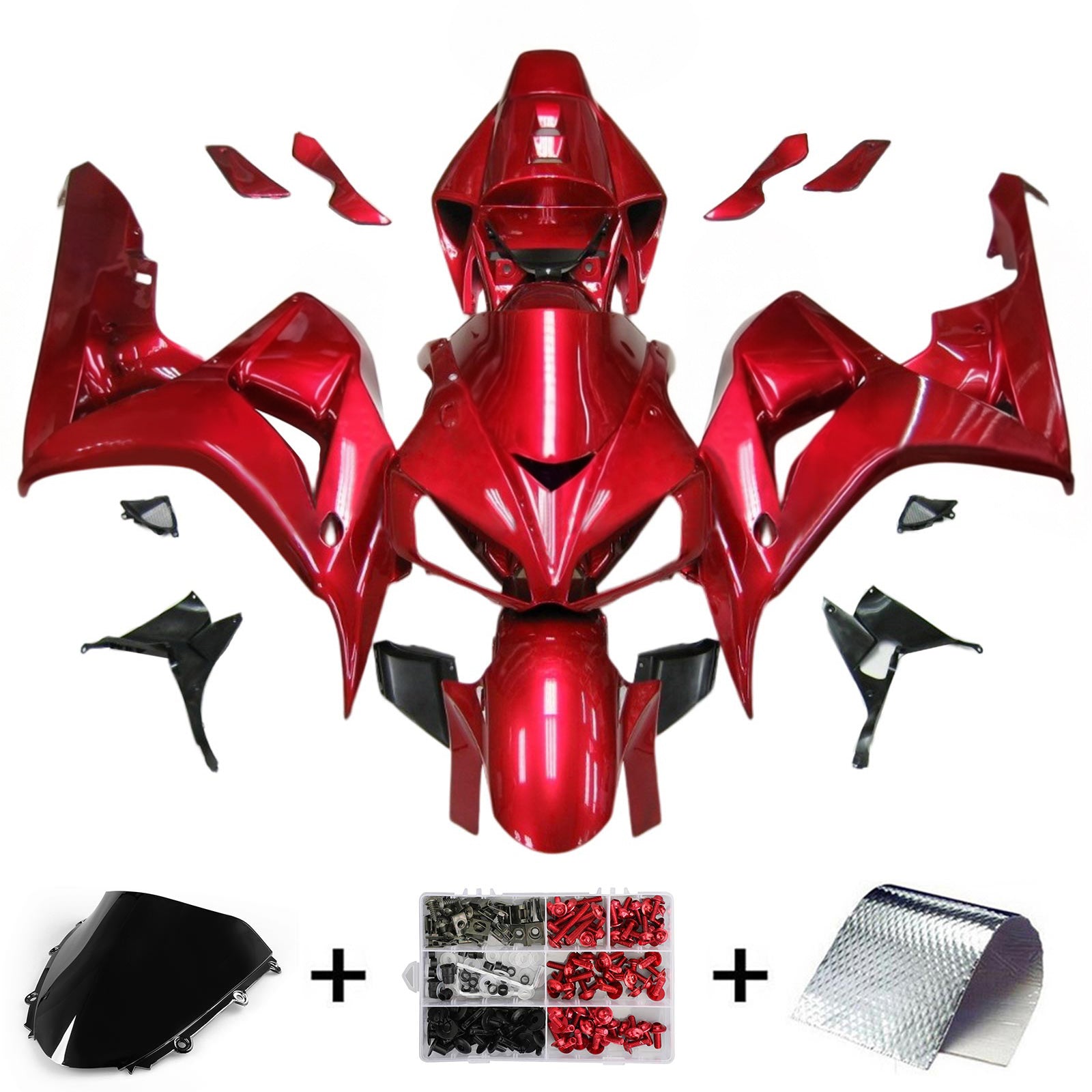Kit de carenado de plástico ABS para Honda CBR1000RR 2006-2007