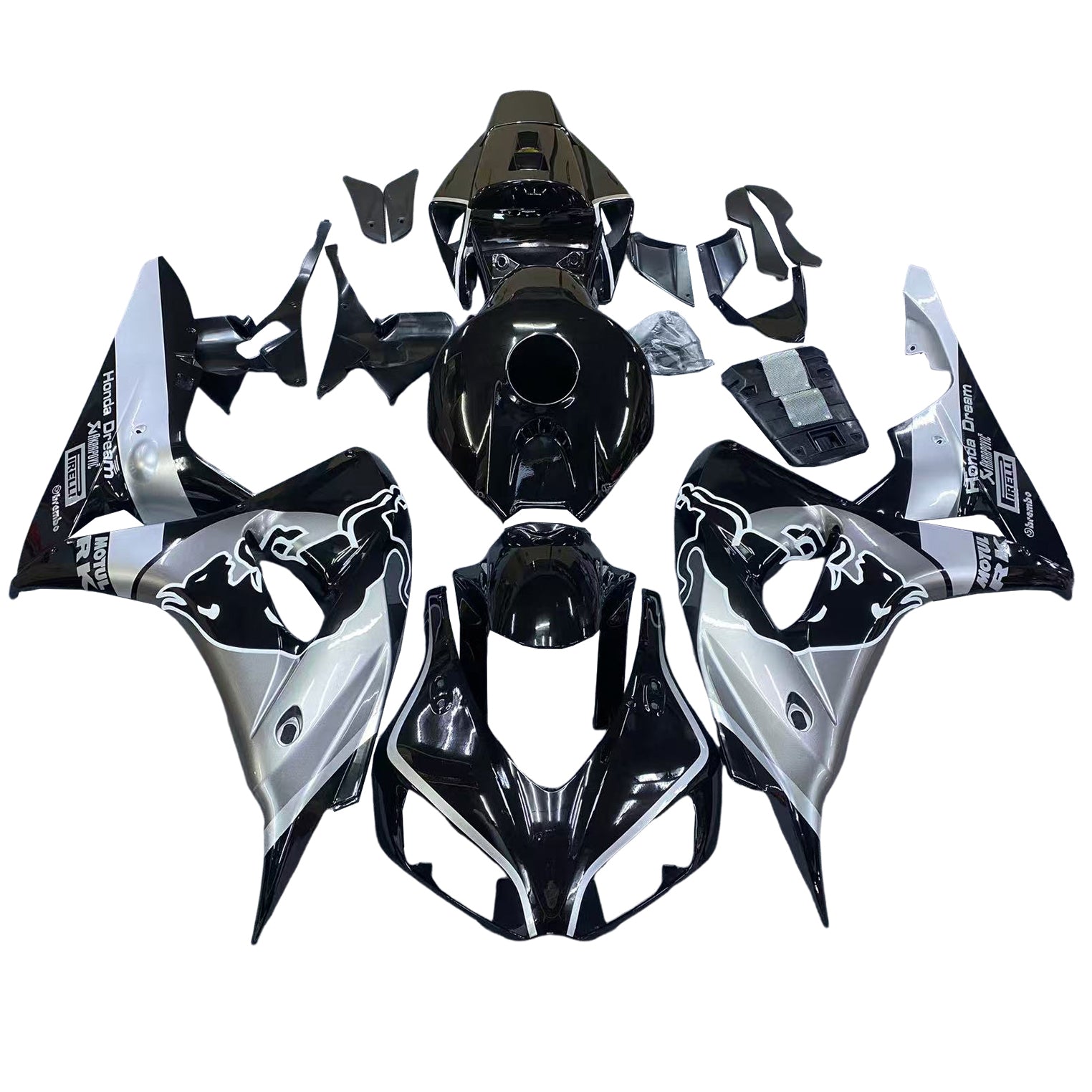 Amotopart Honda CBR1000RR 2006-2007 ABS muovinen korin suojasarja