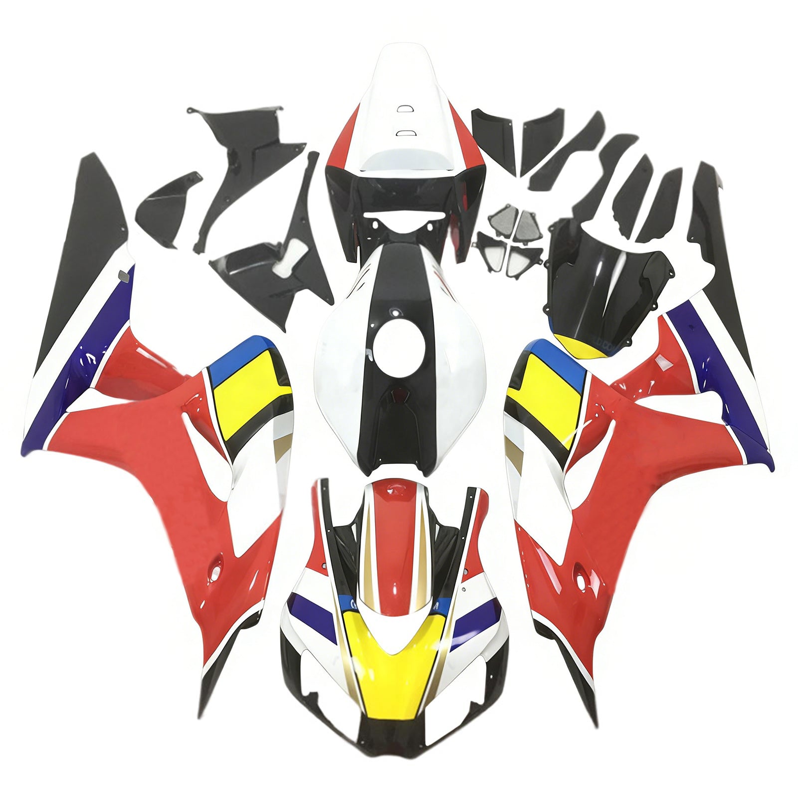 Amotopart Honda CBR1000RR 2006-2007 Zestaw owiewek z tworzywa ABS do karoserii
