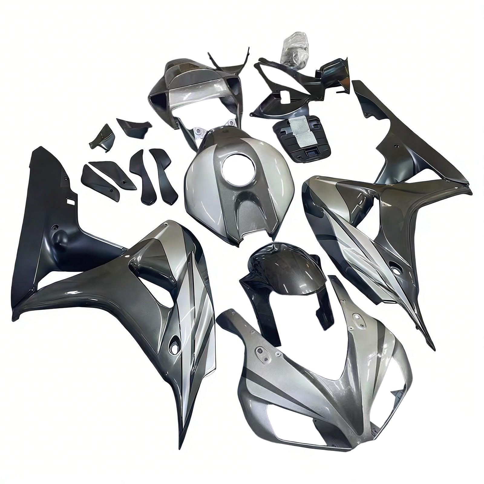 Amotopart Honda CBR1000RR 2006-2007 Kit Carénage Carrosserie Plastique ABS