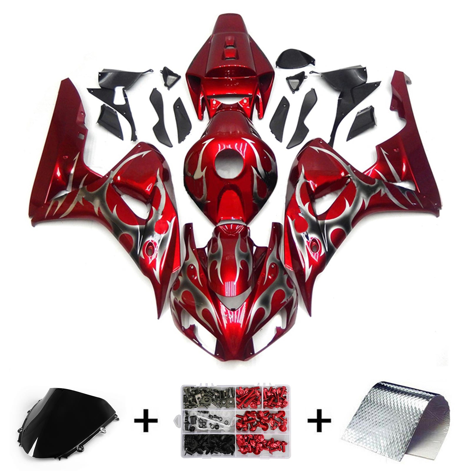 Amotopart Honda CBR1000RR 2006-2007 ABS kunststof carrosseriekuipset