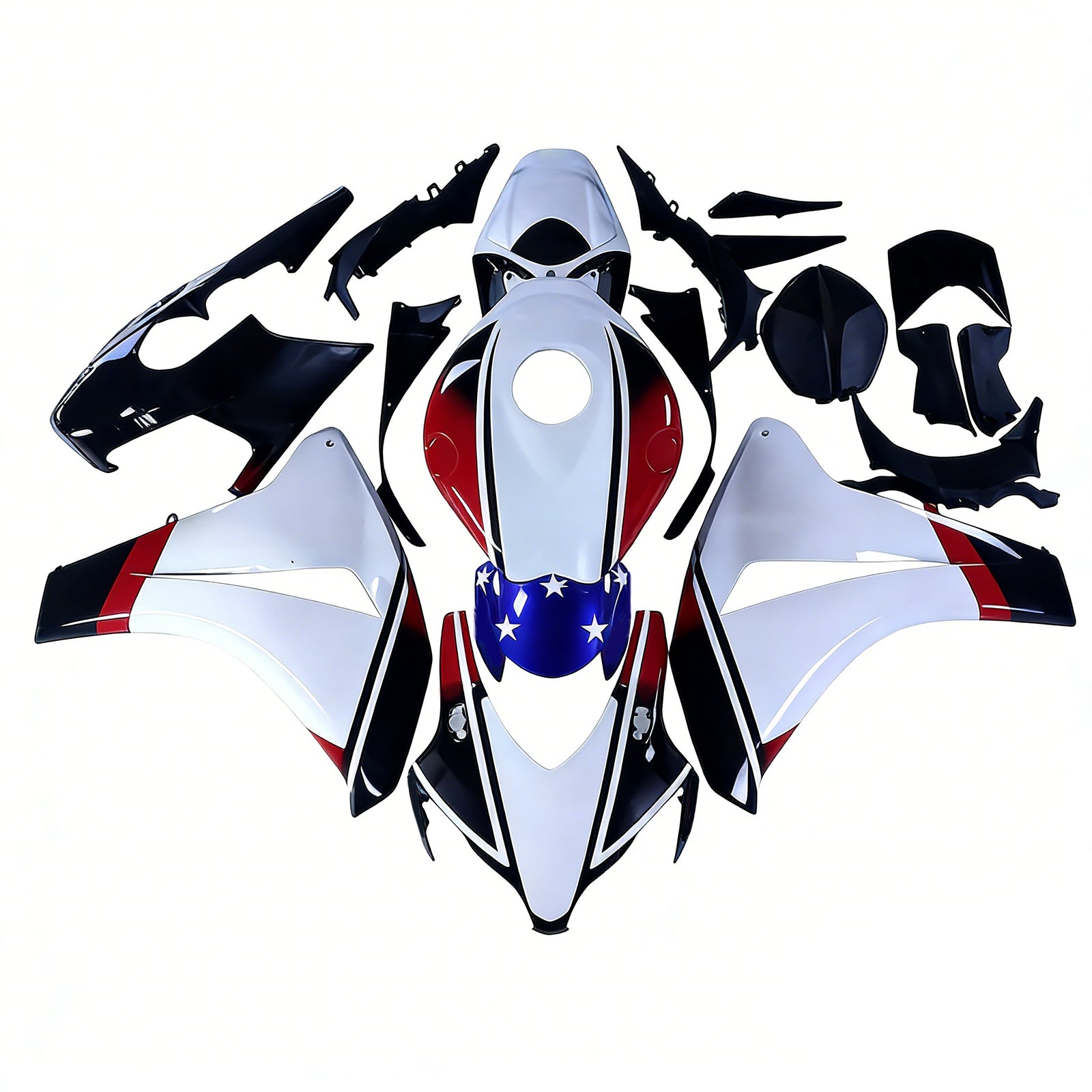 Carénages Amotopart 2008-2011 Honda CBR1000 RR Multicolore Honda Generic