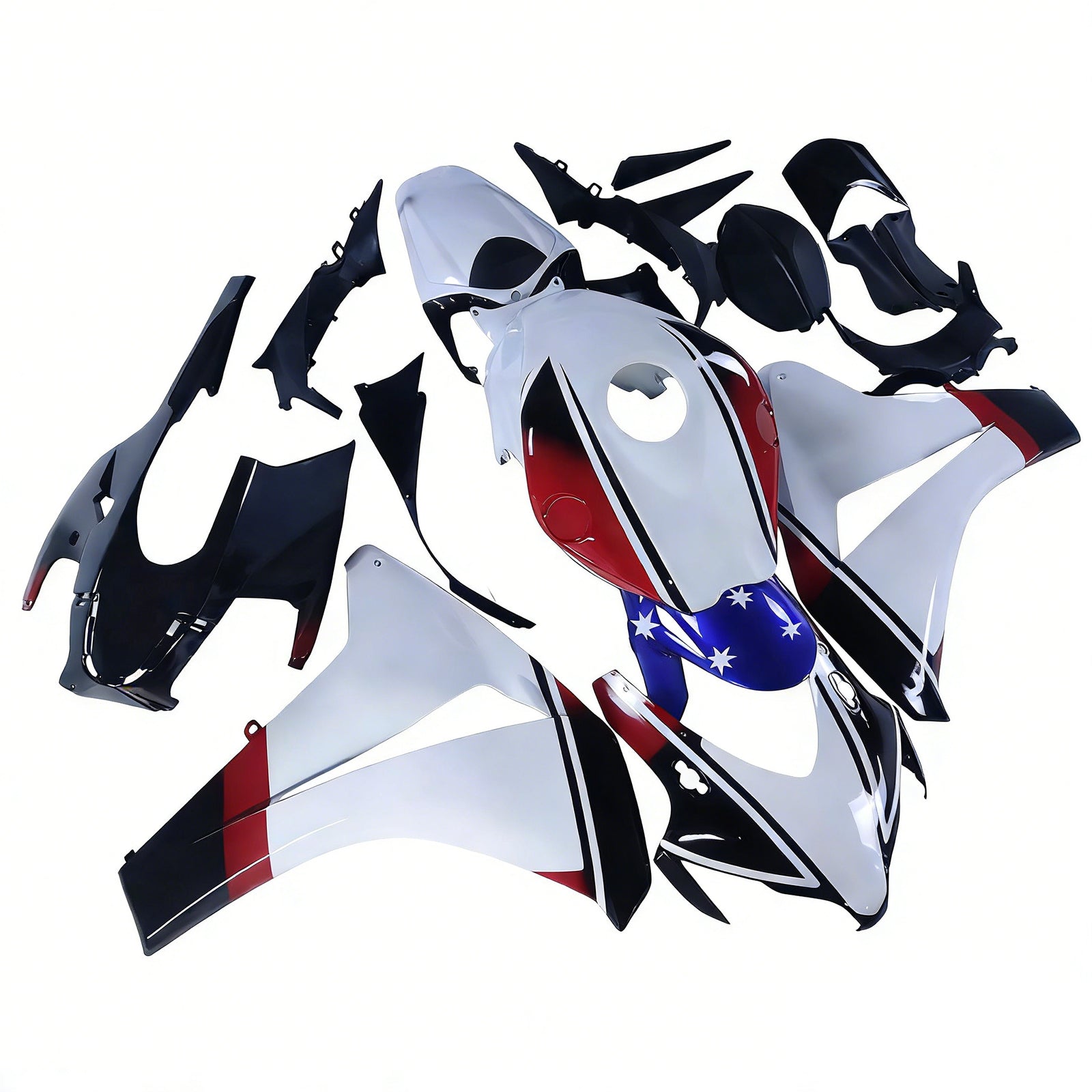Carénages Amotopart 2008-2011 Honda CBR1000 RR Multicolore Honda Generic