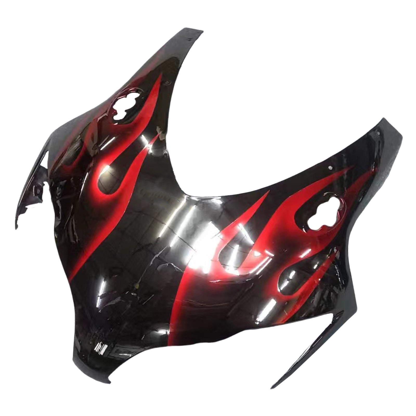 Carenados Amotopart 2008-2011 Honda CBR 1000 RR negro y rojo cereza llama genérico