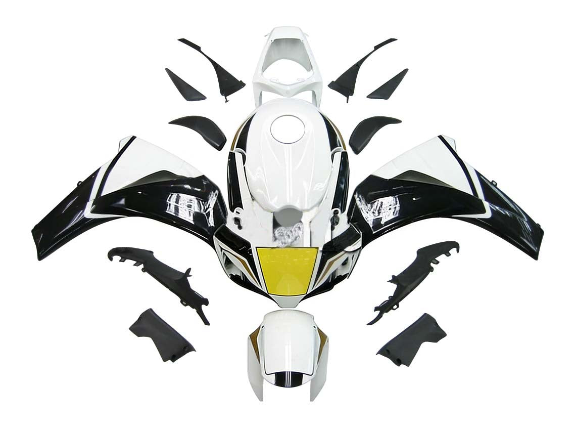Owiewki Amotopart 2008-2011 Honda CBR 1000 RR Czarno-białe Generic