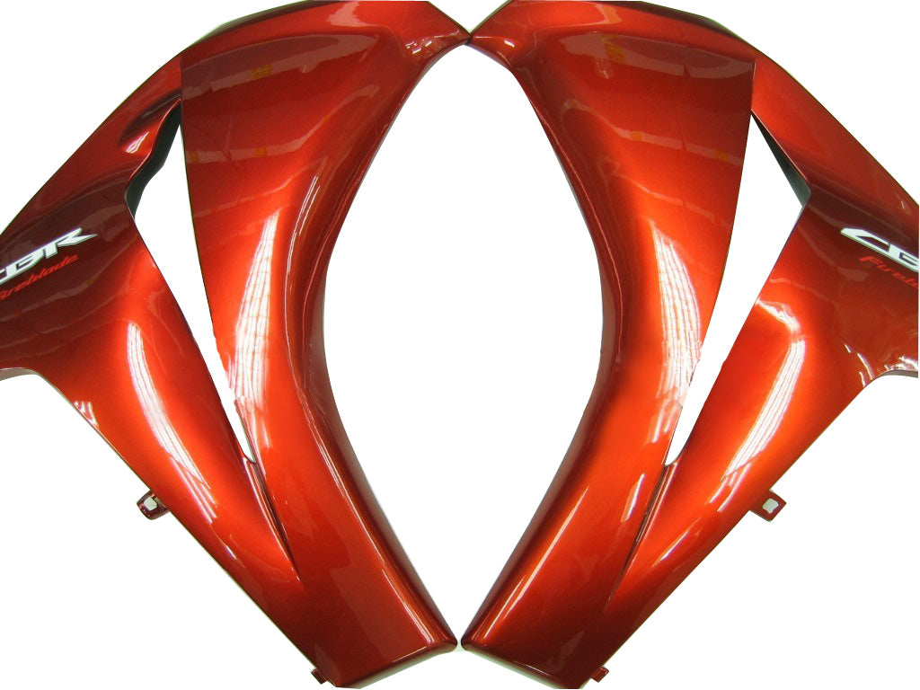 Amotopart Carénages 2008-2011 Honda CBR 1000 RR Orange Métallique & Noir Honda Generic