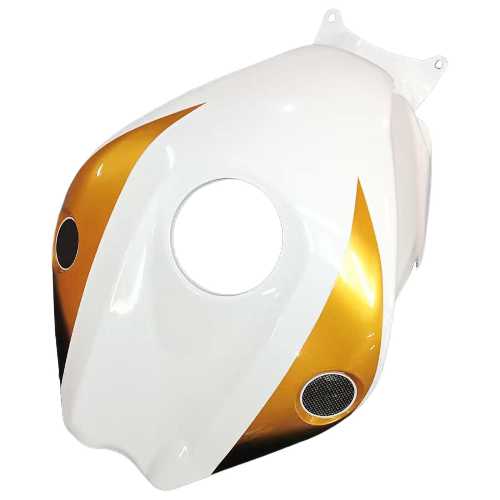 Carénages Amotopart 2008-2011 Honda CBR 1000 RR Blanc & Or Sport-Evo Generic