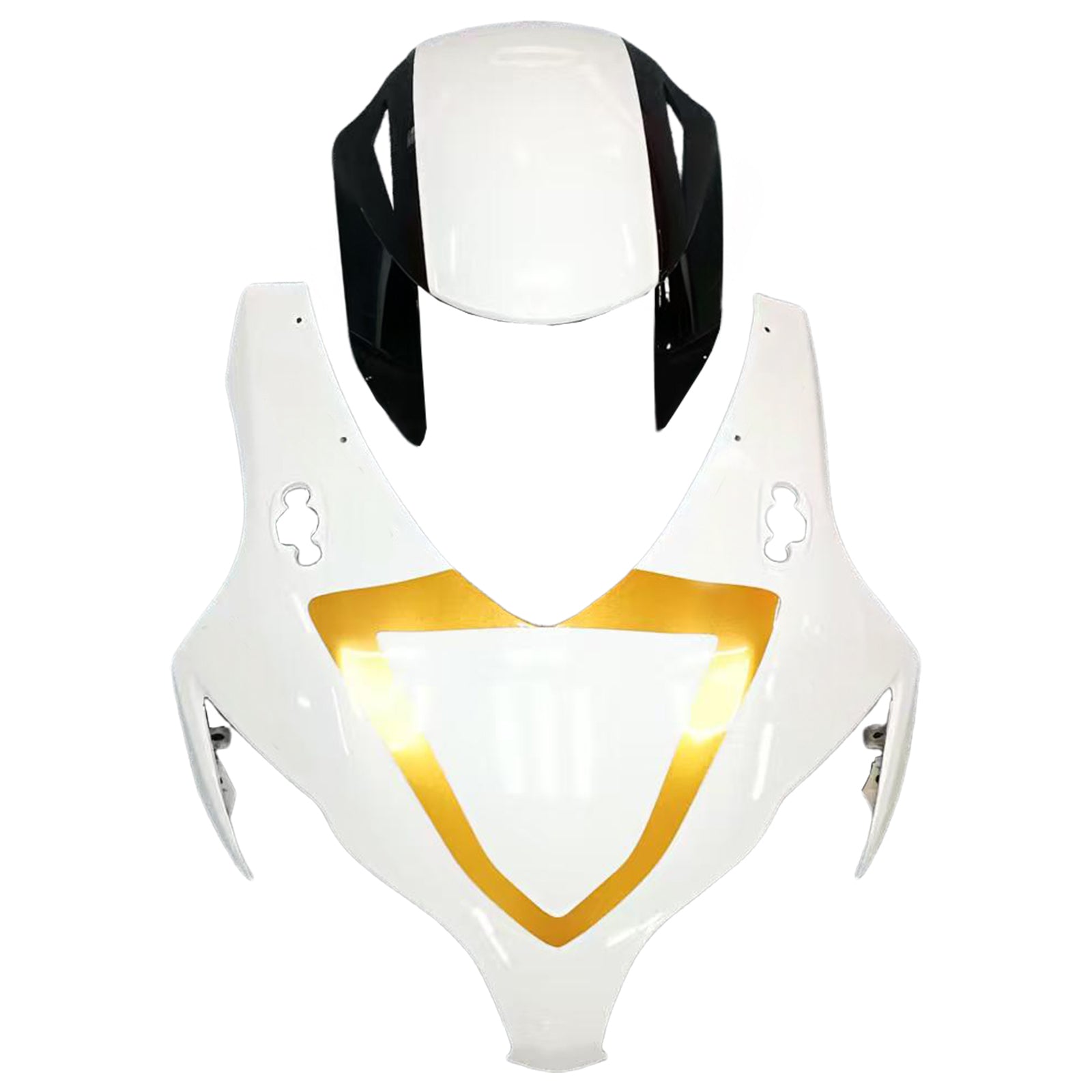 Carénages Amotopart 2008-2011 Honda CBR 1000 RR Blanc & Or Sport-Evo Generic
