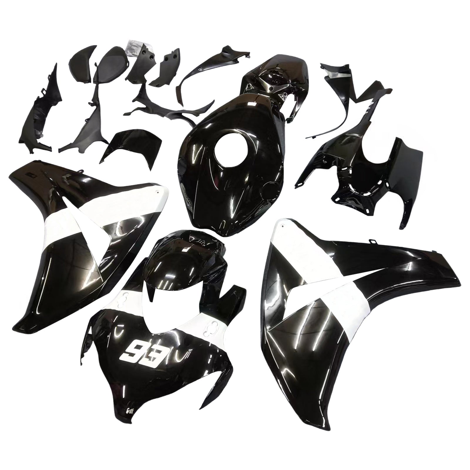 2008-2011 Honda CBR1000rr injection Kit de carénage de camers en plastique