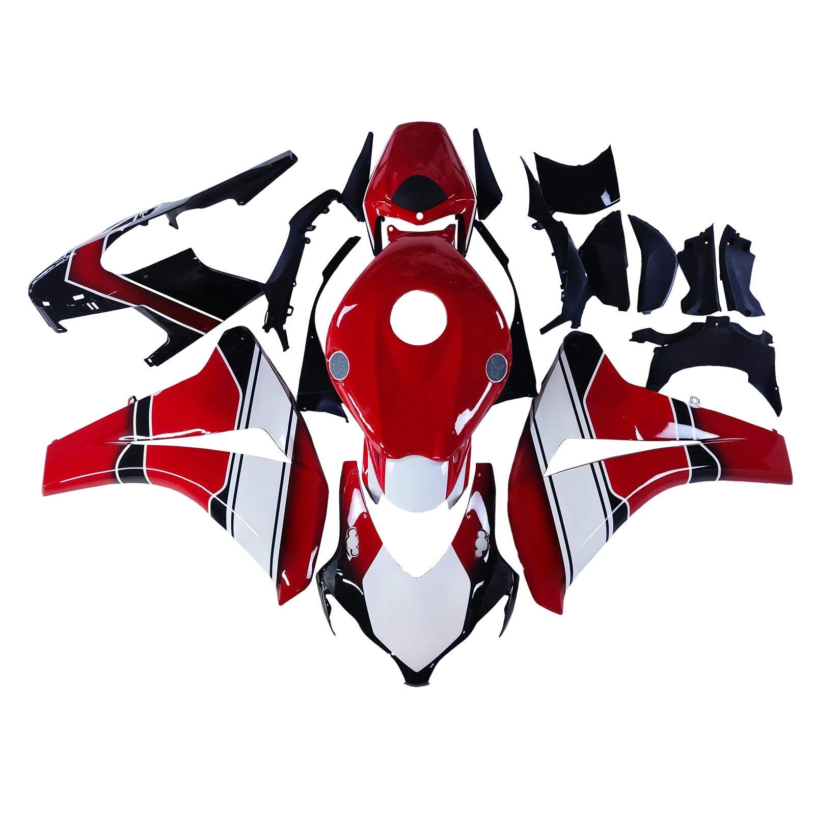 Amotopart Honda CBR1000RR 2008-2011 Kit Carrosserie plastični abs