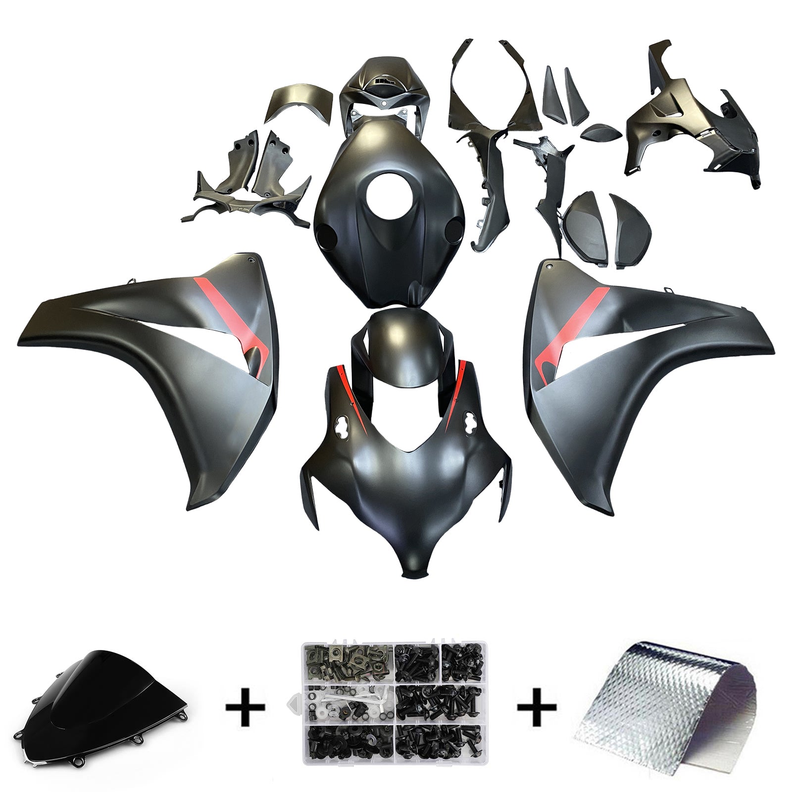 Amotopart Honda CBR1000RR 2008-2011 ABS kunststof carrosseriekuipset