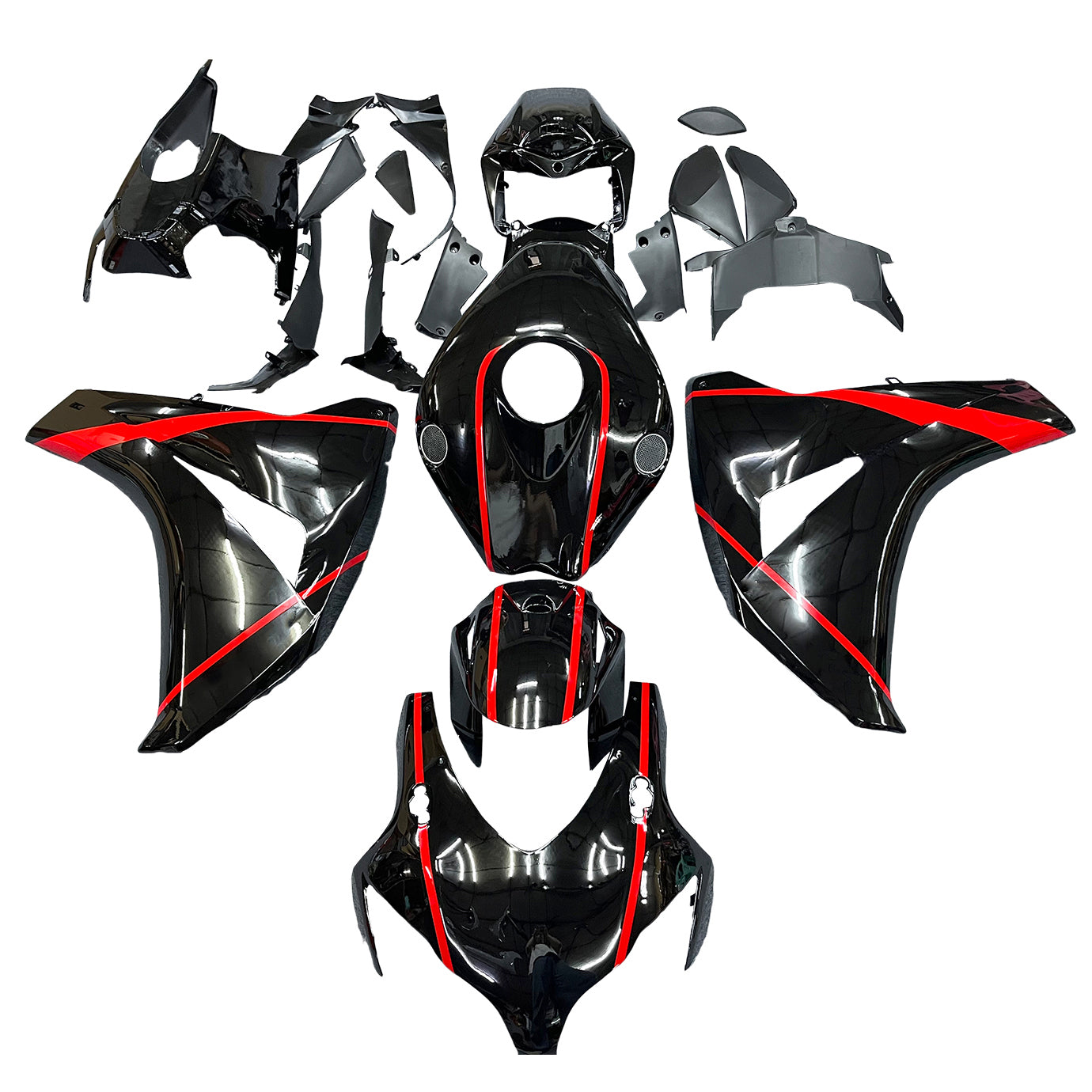 Amotopart Honda CBR1000RR 2008-2011 ABS kunststof carrosseriekuipset